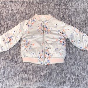 Floral Bomber Jacket